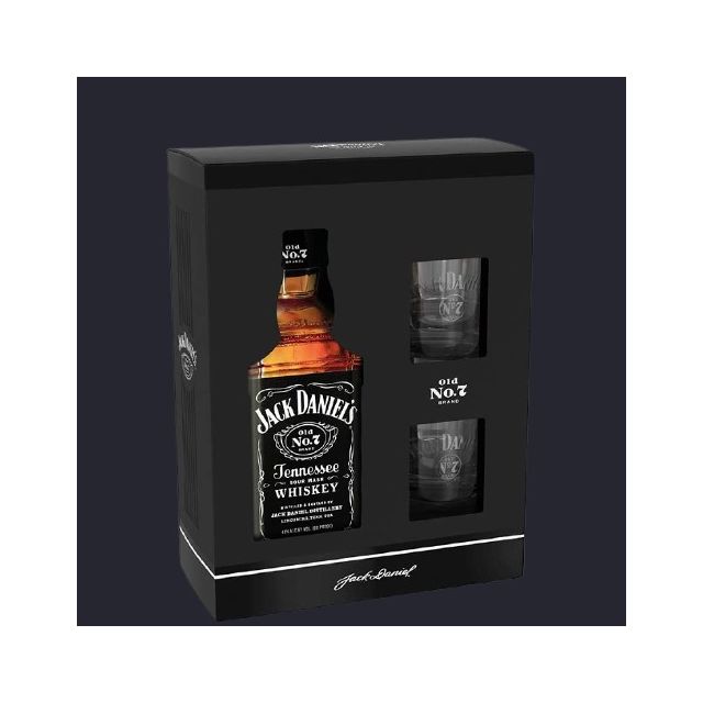 Jack Daniel's Geschenkbox mit Gläsern 0,7L